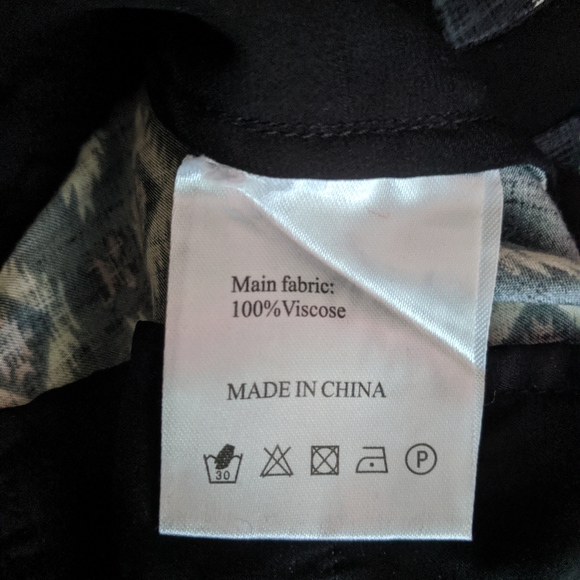 Munthe Mia Printed Viscose Cropped Pants Size 38 - Picture 6 of 6